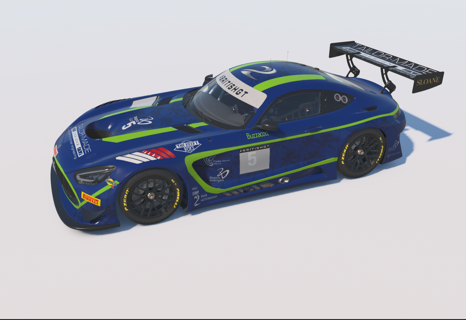 Kenzie Beecroft 2 Seas Mercedes AMG GT3 iRacing Livery